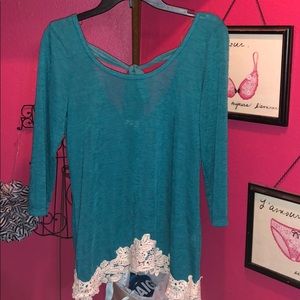 Teal Blouse